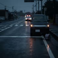 軽自動車が午前2時に一人で国道を歩いていた男児をはねるのサムネイル